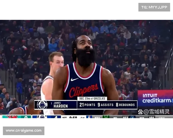 快船逆转灰熊，哈登33分超越安东尼升至历史得分第十